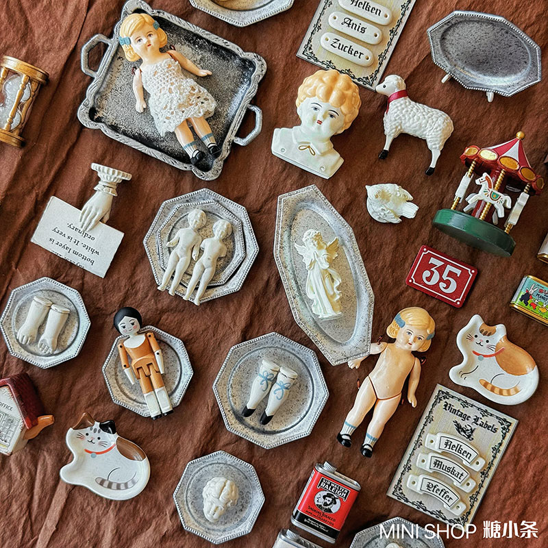 Miniature Vintage Doll Set, Ha - đánh giá và giá Vintage Collectible And Vintage Dolls