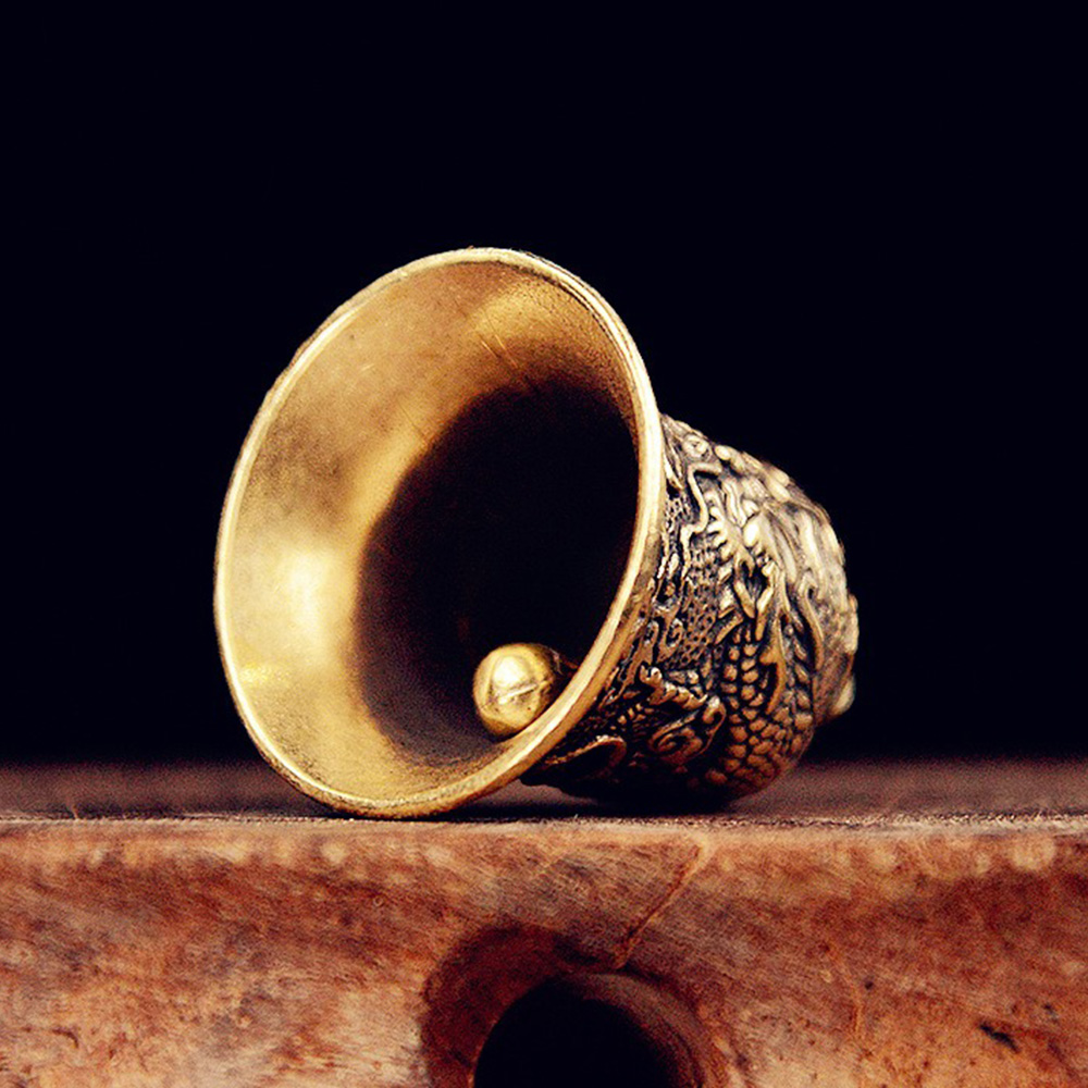 New Vintage Brass Bell Carved  - đánh giá và giá Vintage Collectible Bells