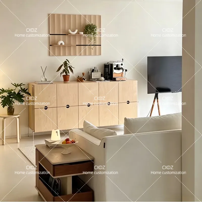 Retro Birch Wood Side Cabinet  - đánh giá và giá Vintage Collectible Glass