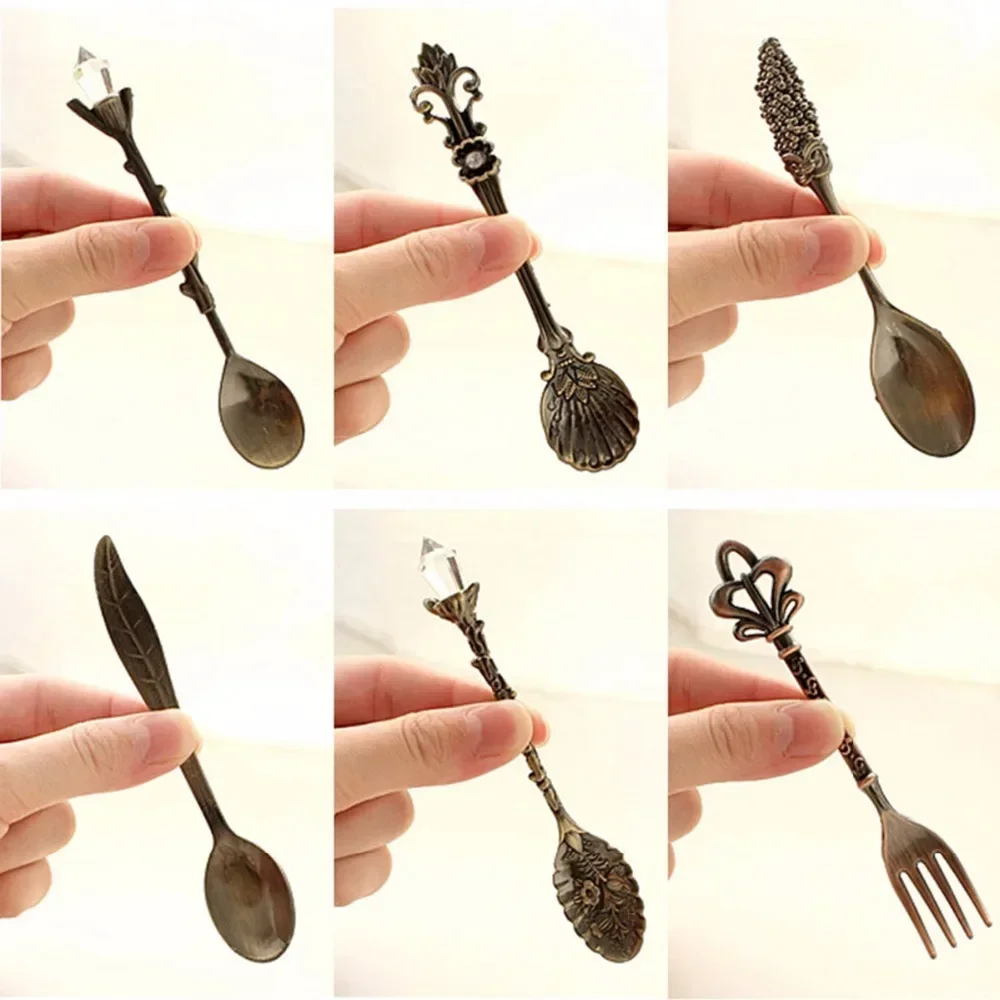 6pcs Set Ice Cream Spoon Jam S - đánh giá và giá Vintage Collectible Spoons