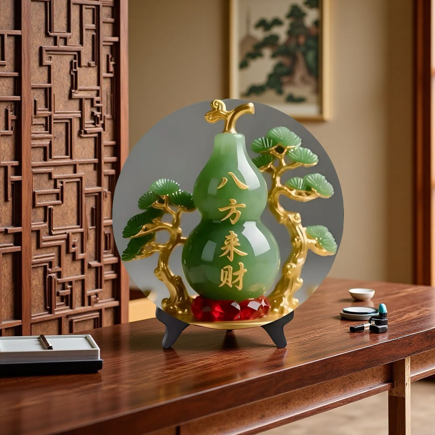 Natural Jade Gourd Figurine Ho - đánh giá và giá Vintage Collectible Christmas Ornaments