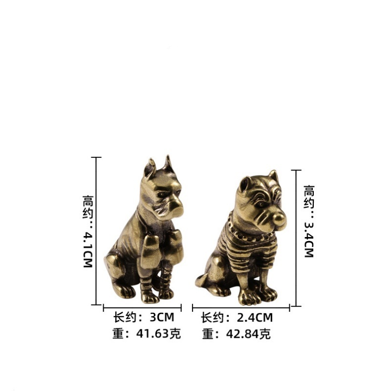 Vintage Solid Brass Pitbull Bu - đánh giá và giá Vintage Collectible Christmas Ornaments