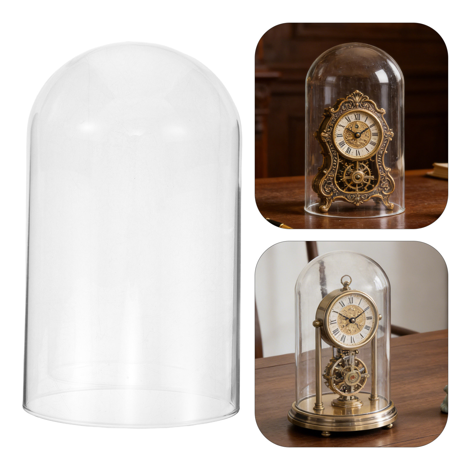 Mechanical Clock Glass Cover F - đánh giá và giá Vintage Collectible Bells