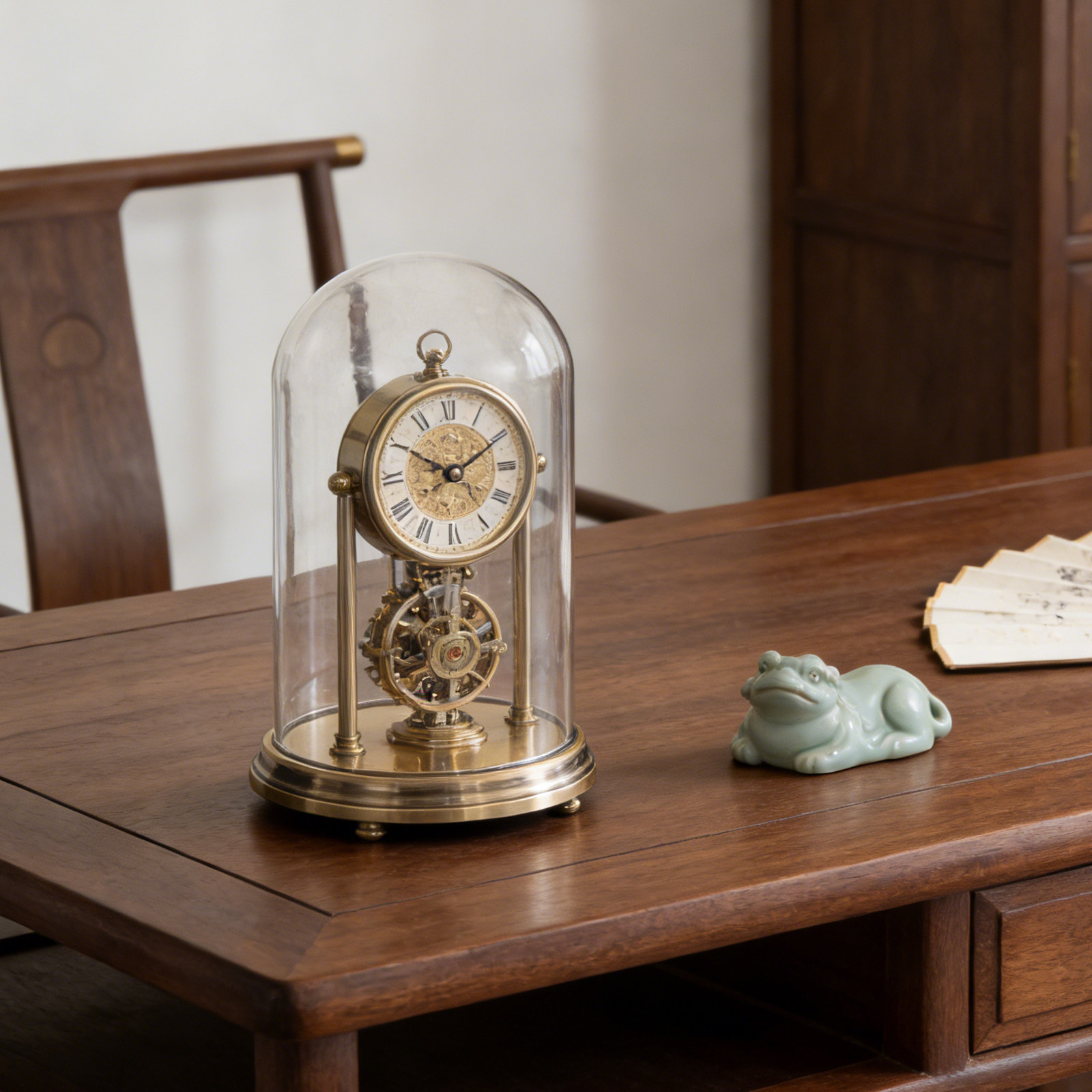 Mechanical Clock Glass Cover F - đánh giá và giá Vintage Collectible Bells