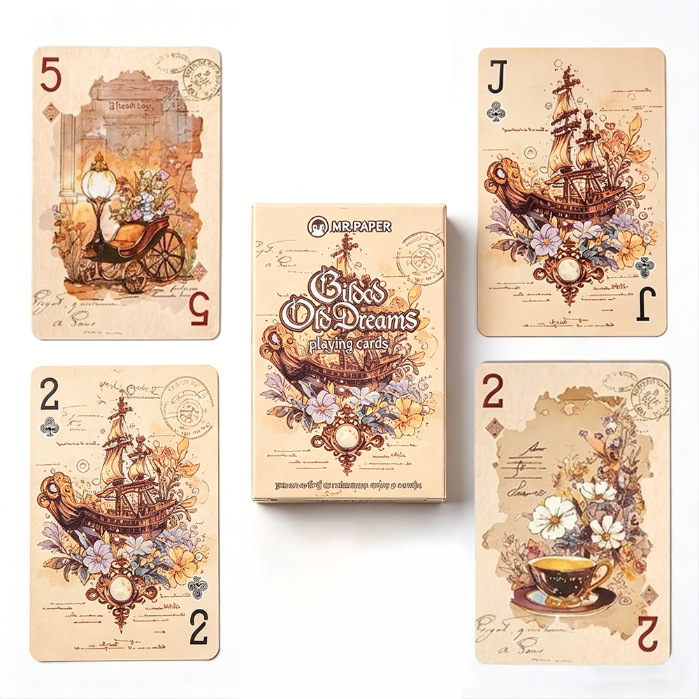 55pcs Vintage Aesthetic Playin - đánh giá và giá Vintage Collectible Playing Cards