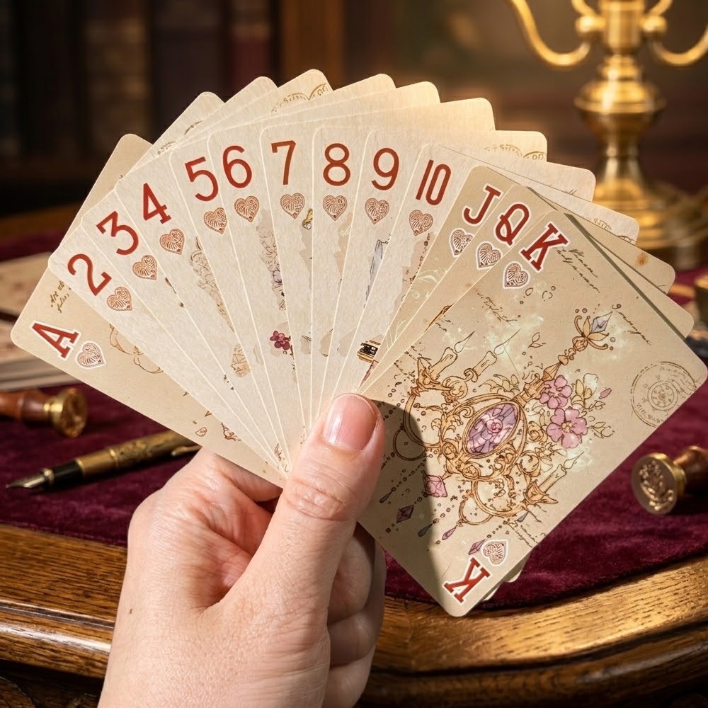 55pcs Vintage Aesthetic Playin - đánh giá và giá Vintage Collectible Playing Cards