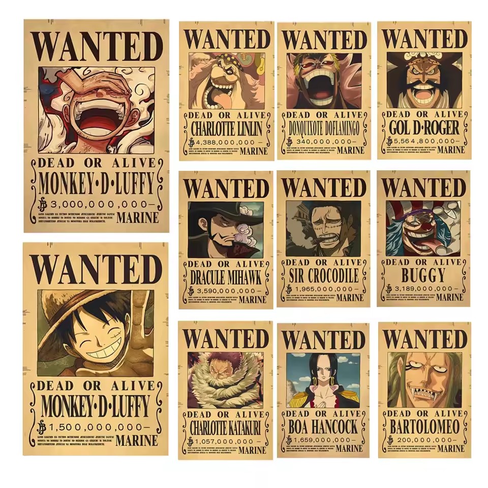 Anime One Piece Bounty Wanted  - đánh giá và giá Vintage Things Collection