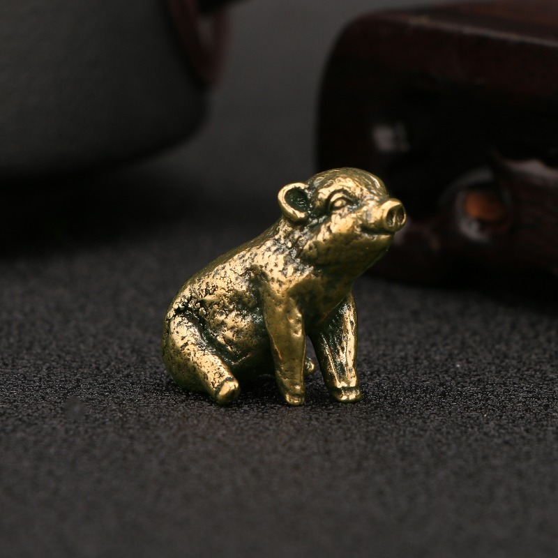 Retro Chinese Zodiac Pig Archa - đánh giá và giá Vintage Collectible Christmas Ornaments