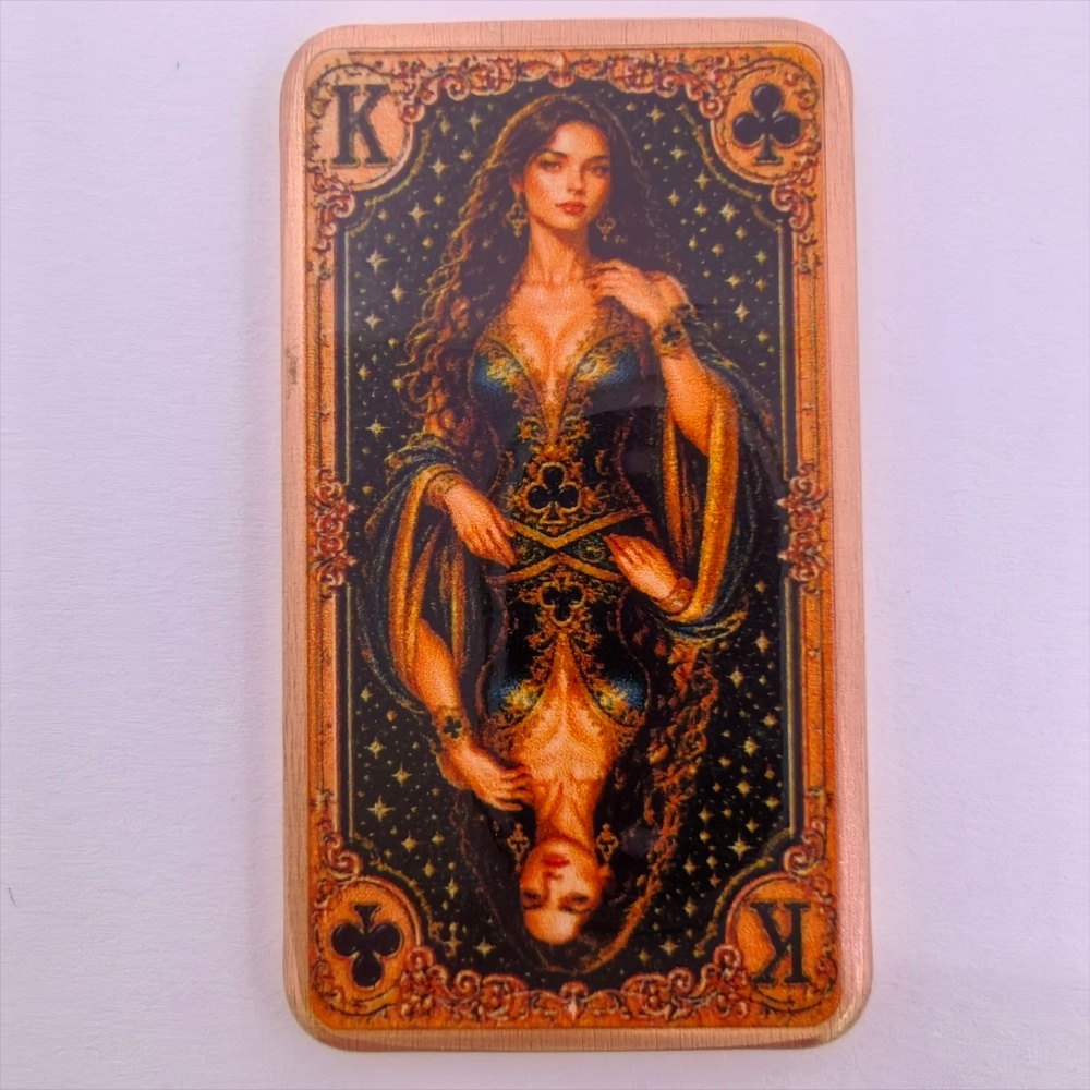 1oz .999 Fine Copper Bar Poker - đánh giá và giá Vintage Collectible Playing Cards