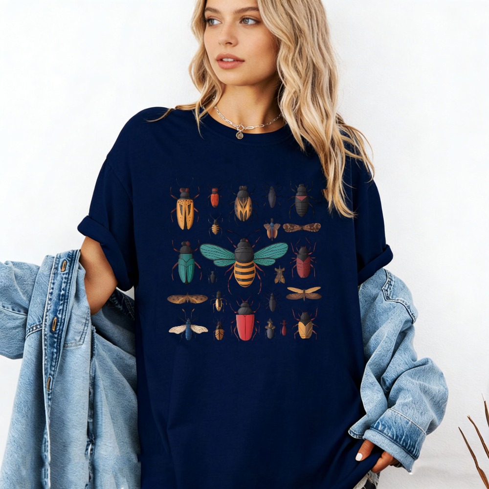 Vintage Colorful Beetle Insect - đánh giá và giá Collectible Vintage T Shirts