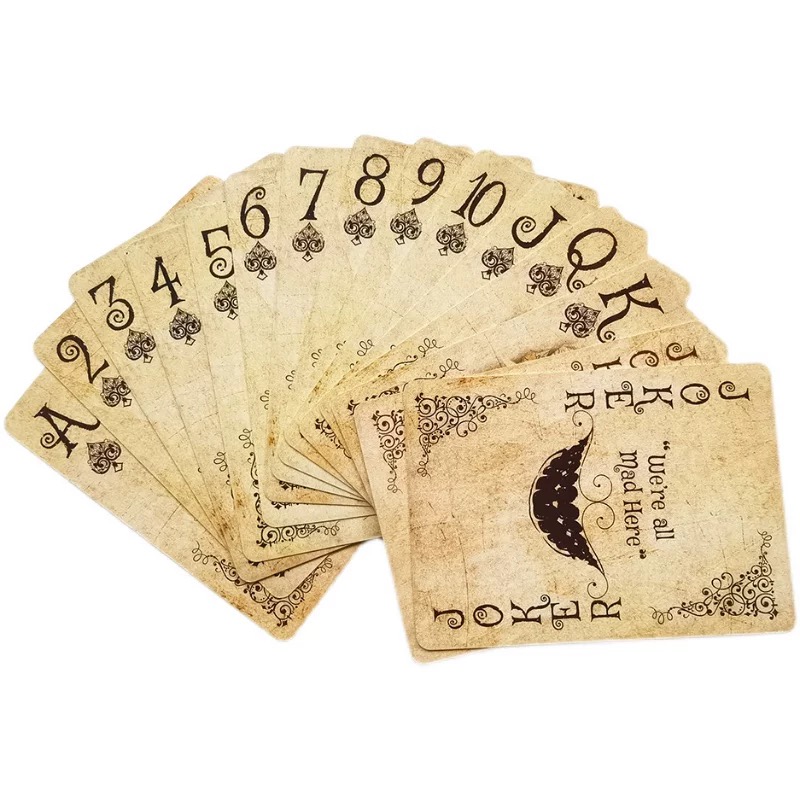 54PCS Alice Vintage Paper Poke - đánh giá và giá Vintage Collectible Playing Cards