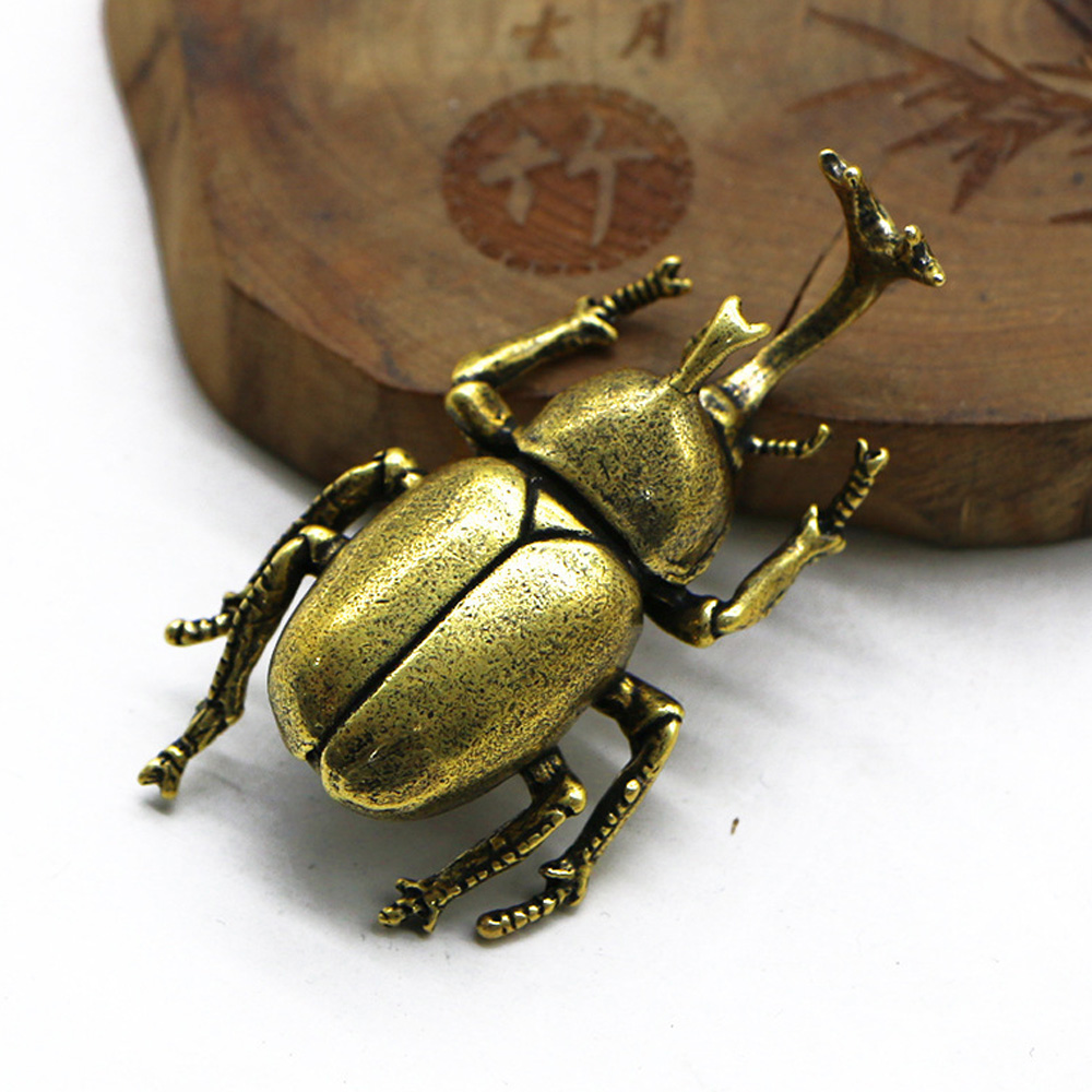 Vintage Brass Beetle Insect St - đánh giá và giá Vintage Collectible Christmas Ornaments