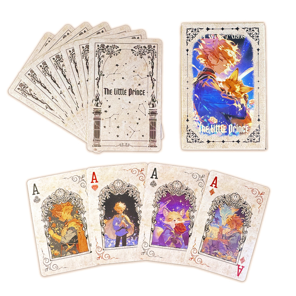 55pcs 57*88mm The Little Princ - đánh giá và giá Vintage Collectible Playing Cards