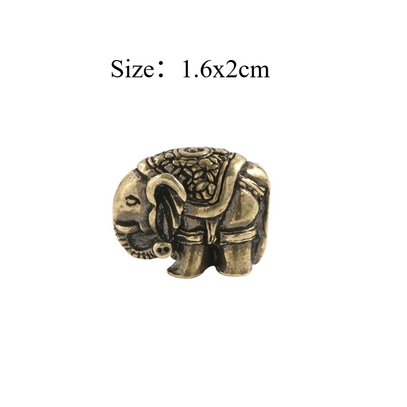 1 PC Cute Elephant Solid Brass - đánh giá và giá Vintage Collectible Christmas Ornaments