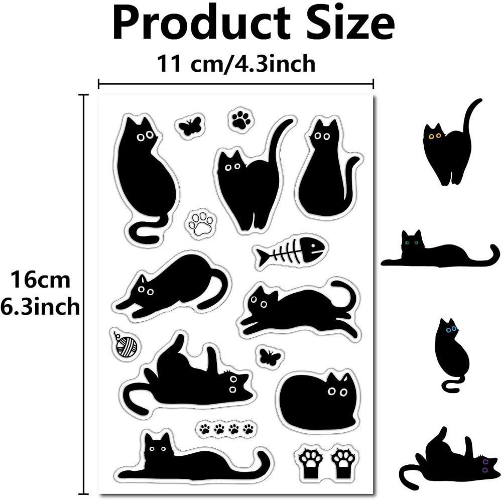 Black Cat Clear Rubber Stamps  - đánh giá và giá Vintage Collectible Magazines