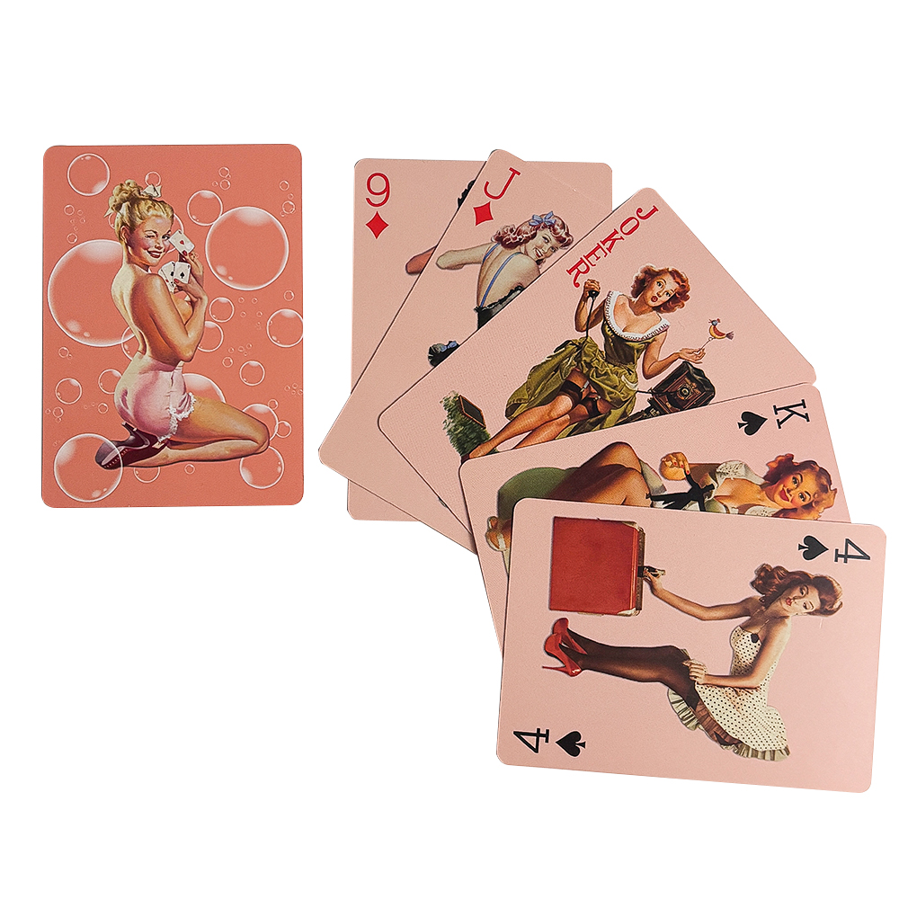Pin-up Girls Playing Cards Vin - đánh giá và giá Vintage Collectible Playing Cards